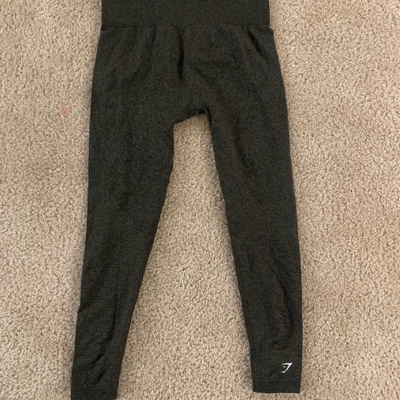 Olive Green Gymshark Leggings - Picture 4 of 5